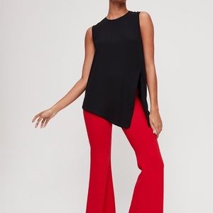 aritzia babaton hopkin blouse size small black